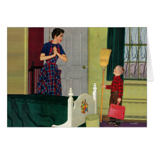 Mama, ich habe mein Zimmer sauber gemacht!