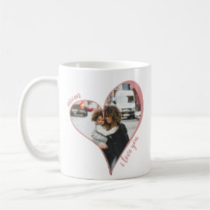 Mama ich liebe dich, individuelles Foto Kaffeetasse