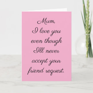 Mama, ich liebe dich karte