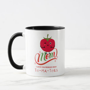 Mama ich liebe dich von meinem Kopf bis zu meinen  Tasse