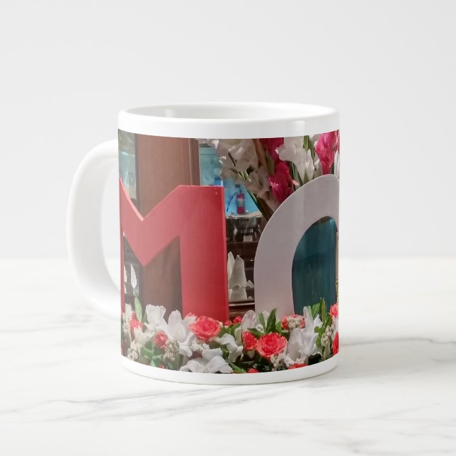 "Mama, ich Liebe du" - ein herzliches Dankeschön a Jumbo-Tasse (Vorderseite Links)