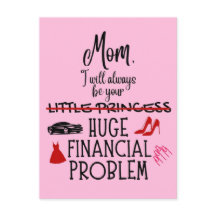 Mama, ich werde immer dein großes finanzielles Pro