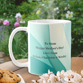 Mama in einer Million Aqua Mother-Tag Kaffeetasse