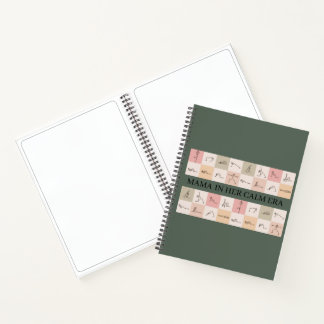 Mama in ihrer ruhigen Ära Yoga-Ästhetik-Design Notizbuch