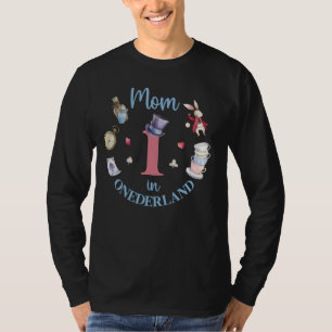 Mama in Onderland 1. Geburtstagskindermädchen T-Shirt