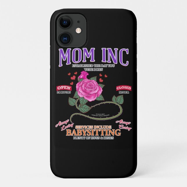 Mama Inc. Services umfassen Babysitting Funny Mthe Case-Mate iPhone Hülle (Rückseite)