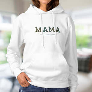 Mama - individuelles Jahr - leicht trendy Hoodie