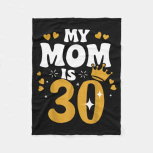 Mama ist 30 Jahre alt Mutter 30. Geburtstag Mutter Fleecedecke