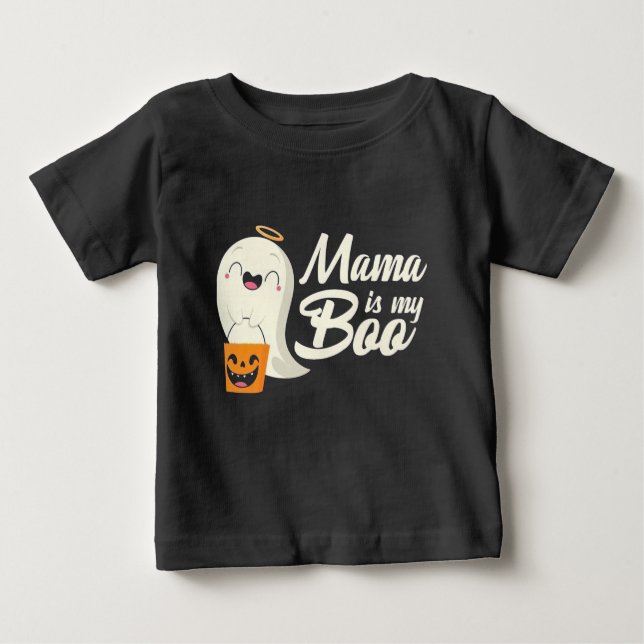 Mama ist das erste Halloween des Babys Baby T-shirt (Vorderseite)