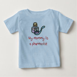 Mama ist ein Apotheker-Baby-T - Shirt