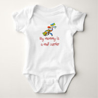 Mama ist ein Post-Fördermaschinenbaby-T - Shirt