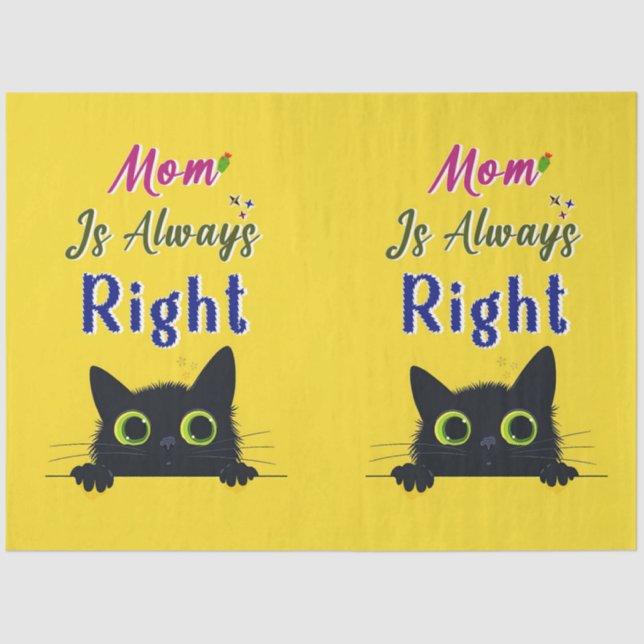 Mama ist immer richtig seidenpapier (Vorderseite)