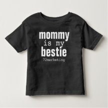 Mama ist mein bestie Babykleinkind-Shirt-Jungen