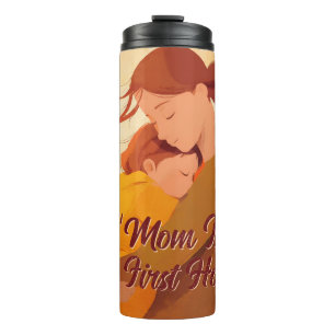 Mama ist mein erstes Zuhause Thermosbecher