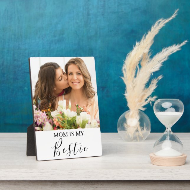 Mama ist mein Foto für Personalisierte Bestie-Name Fotoplatte (Seite)