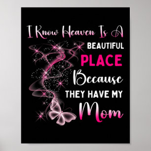 Mama ist mein Schutzengel am Paradies Poster