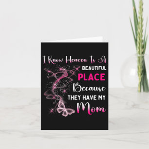 Mama ist mein Schutzengel im Himmel Gedenktag Karte