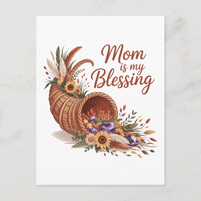 Mama ist mein Segen Postkarte (Vorderseite)