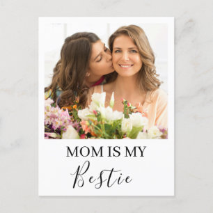 Mama ist meine beste Freundin Personalisierte Name Postkarte