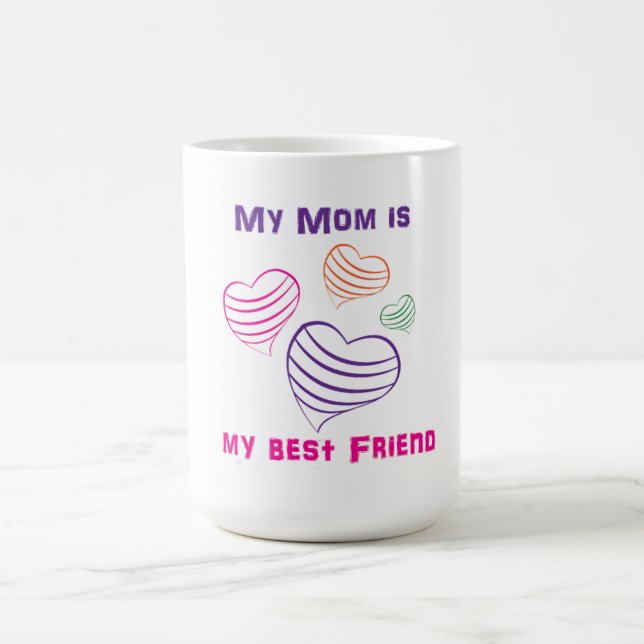 Mama ist meine bester Freund-Tasse Tasse (Mittel)