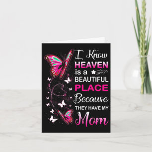 Mama ist Schutzengel im Himmel Gedenktag Männer Karte