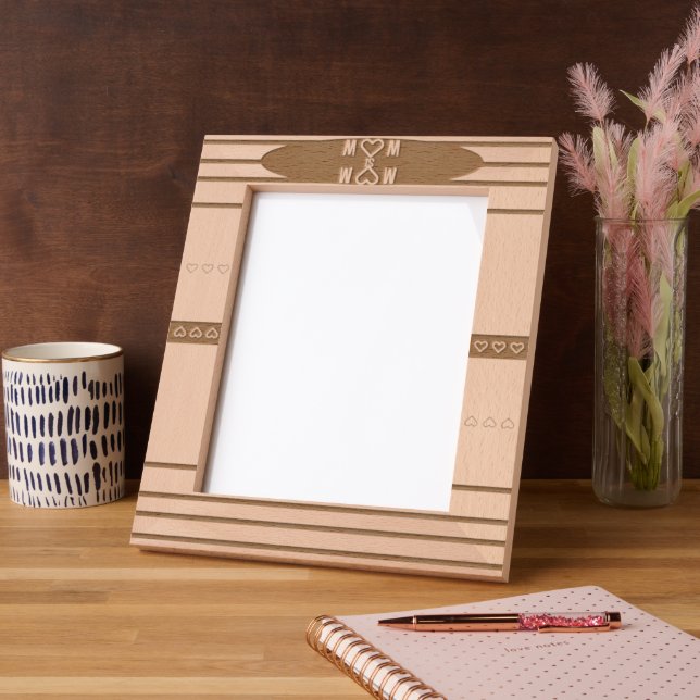 ♡ Mama ist Wow ♡ Geätzte Rahmen (Links)