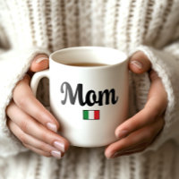 Mama Italienische Flagge Tasse