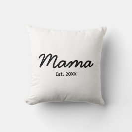 Mama-Jahr | Mama Personalisiert Datum Kissen