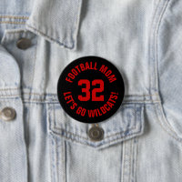 Mama Jersey Nummer: Black and Red Football