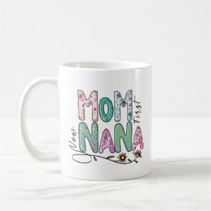 Mama jetzt Nana Niedlich Pastelfarben Gift Nana Kaffeetasse