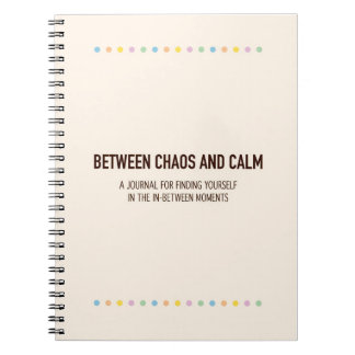 Mama Journal Chaos und ruhiges Muttertagsgeschenk Notizblock