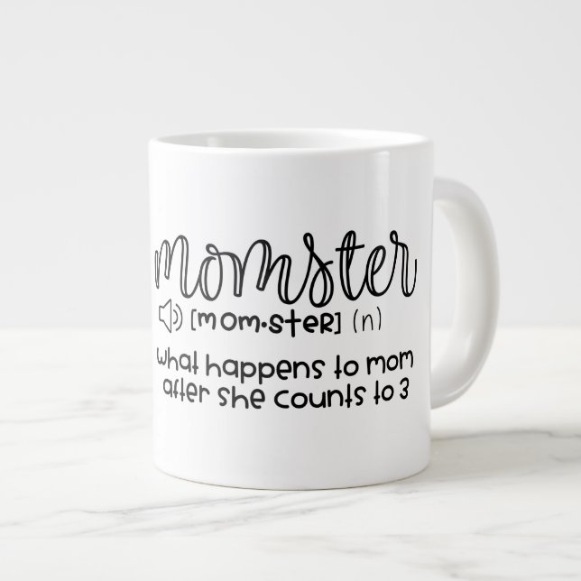 Mama - Jumbo-Tasse (Vorderseite Rechts)