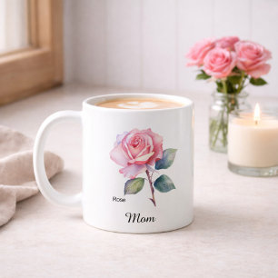 Mama Juni Geburtsblume Rose Kaffeetasse
