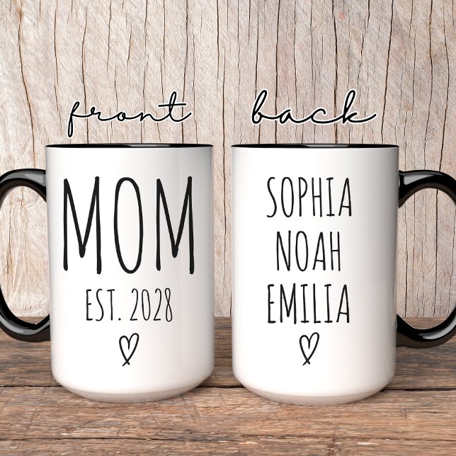 Mama Kaffeemaschine Tasse für Mama, Babyduschgesch (custom mom mug, mothers day mug, mom coffee cup, new mom gift, expecting mom mug, baby shower mug,)