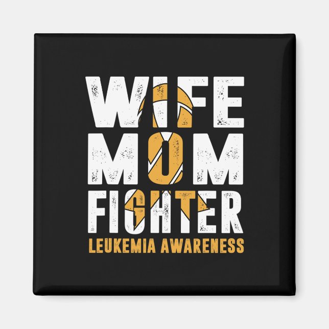 Mama kämpfen Leukämie Bewusstsein Magnet (Vorne)