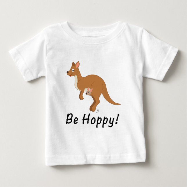 Mama Kangaroo und Baby T-shirt (Vorderseite)