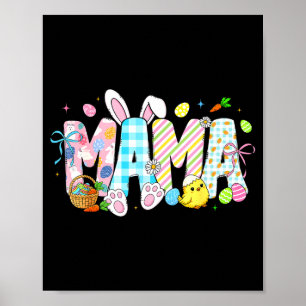 Mama-Kaninchen-Eier lustig für Mutter Frauen Mütte Poster
