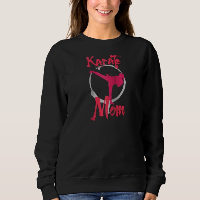 Mama Karate Raglan Sweatshirt (Vorderseite)