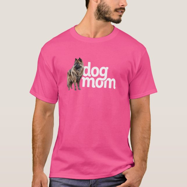 Mama Keeshonden T-Shirt (Vorderseite)