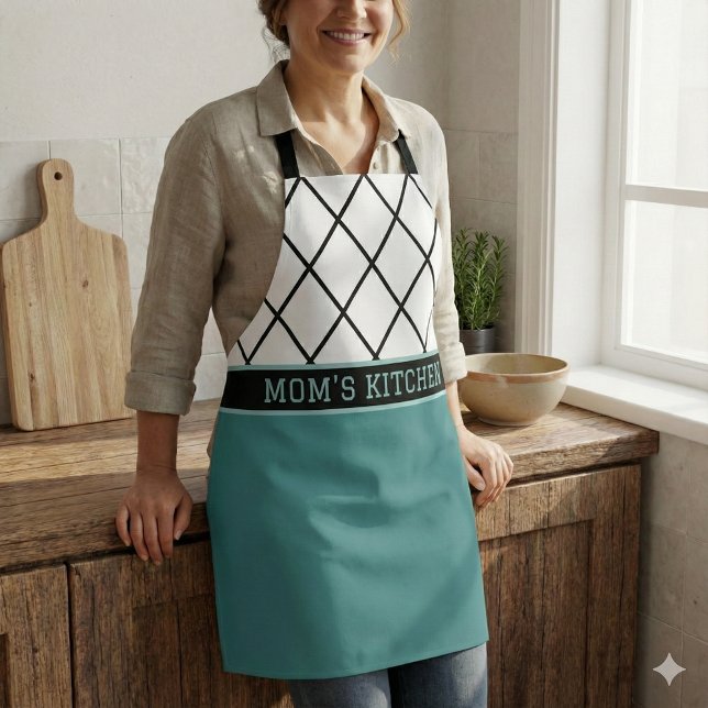 Mama Kitchen All-over Print Schürze (Celebrate mom with this beautiful personalized apron! )