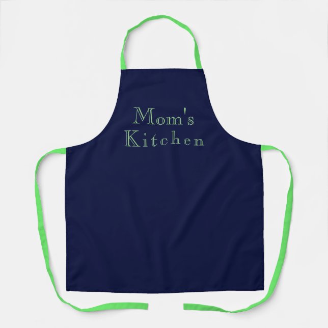 "Mama Kitchen" Mehrfach-Print-Schürze Schürze (Vorderseite)