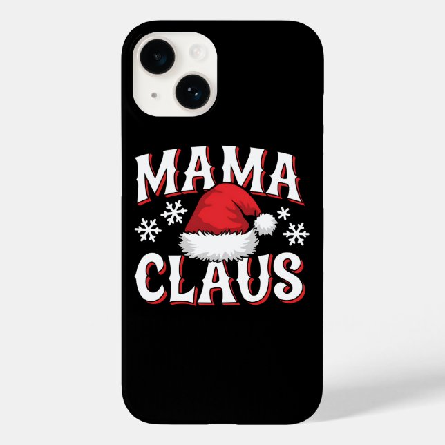Mama-Klasse mit Weihnachtsmannmütze Case-Mate iPhone Hülle (Rückseite)
