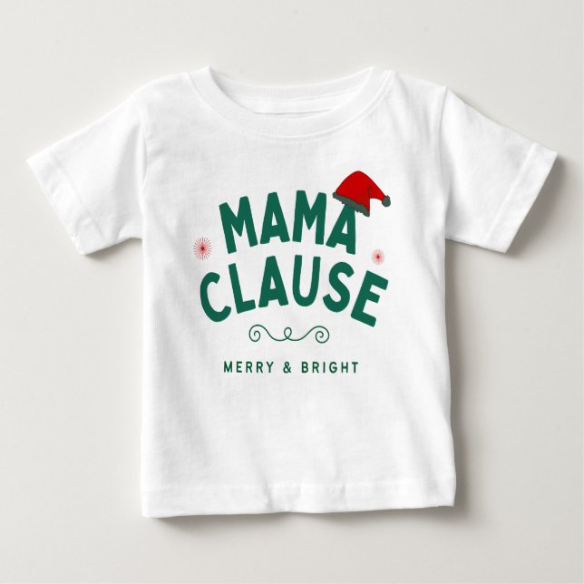 Mama-Klausel Baby T-shirt (Vorderseite)