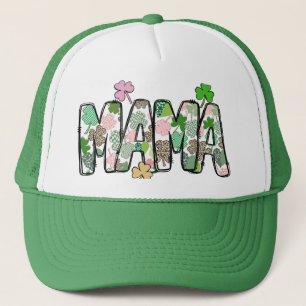 Mama Kleeblatt St Patricks Day Trucker Hat - C006 Truckerkappe