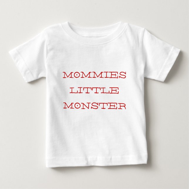MAMA-KLEINES MONSTER BABY T-SHIRT (Vorderseite)