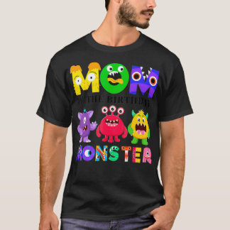 Mama Kleines Monster Kinder 1. Geburtstag Party Fa T-Shirt