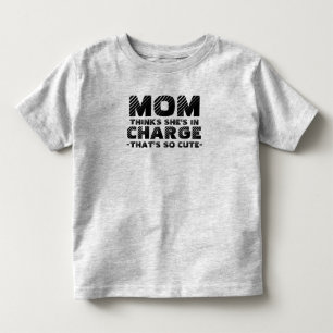 MAMA-Kleinkind Fine Jersey T - Shirt