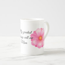 Mama Knochen China Tasse