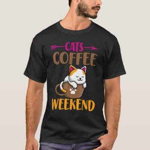 Mama Koffein Katzenkätzchen Kaffeewochen T-Shirt