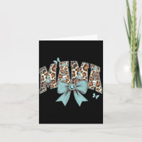 Mama kokette Schleife Gepard Leopard Druck Mutter